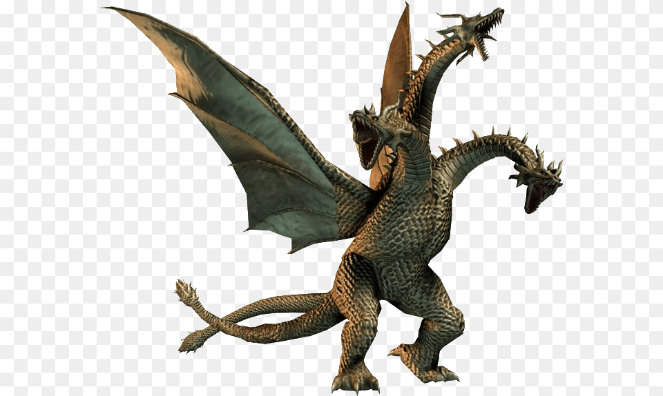 King Ghidorah King Ghidorah Godzilla Unleashed, Dragon, Animal, Dinosaur, Reptile Free Transparent Png