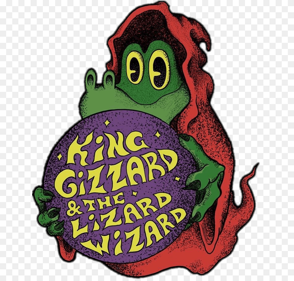 King Gizzard And The Lizard Wizard Gator, Baby, Person, Amphibian, Animal Png Image