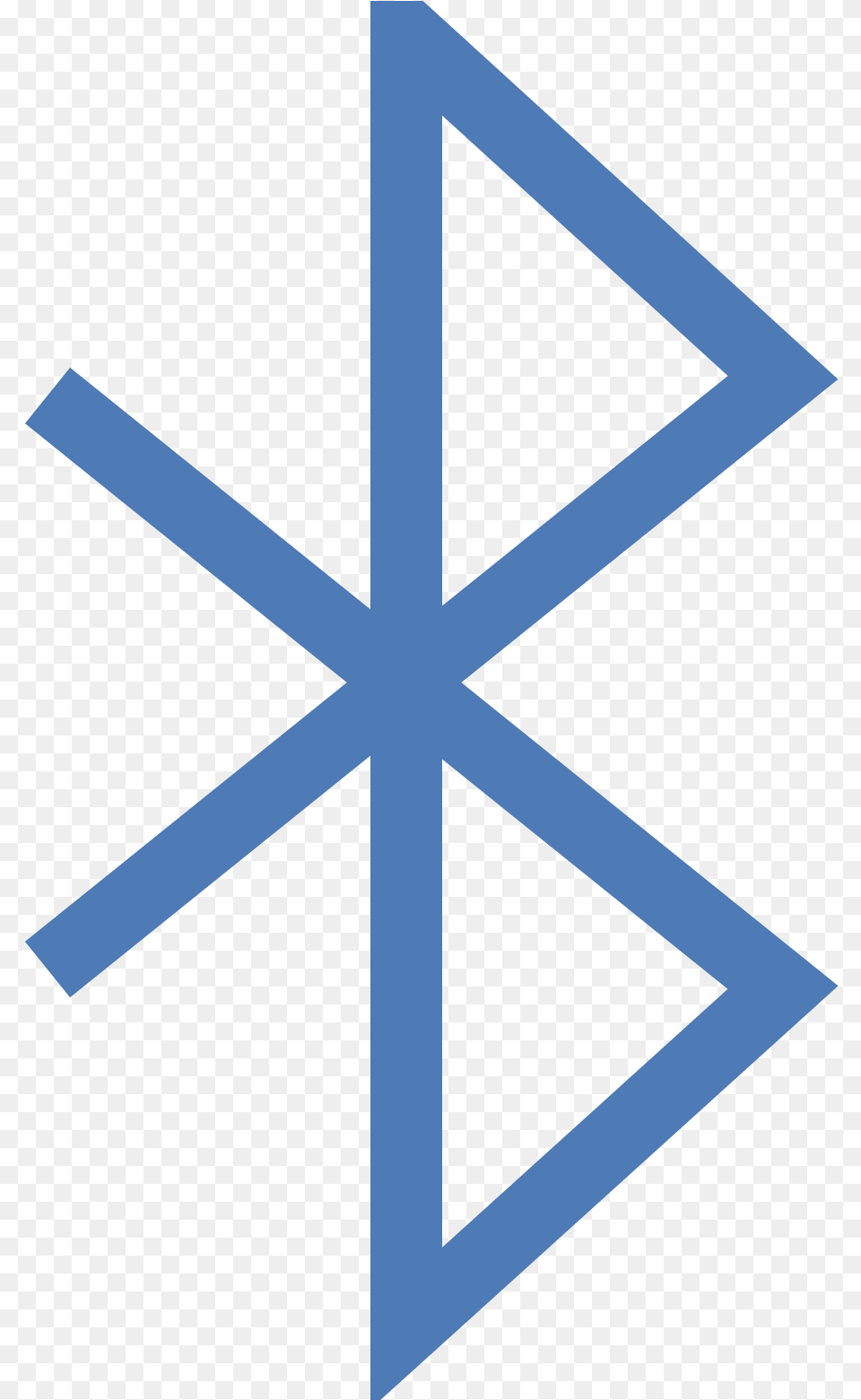 King Harald Bluetooth Background Bluetooth Icon, Star Symbol, Symbol, Cross, Nature Free Transparent Png