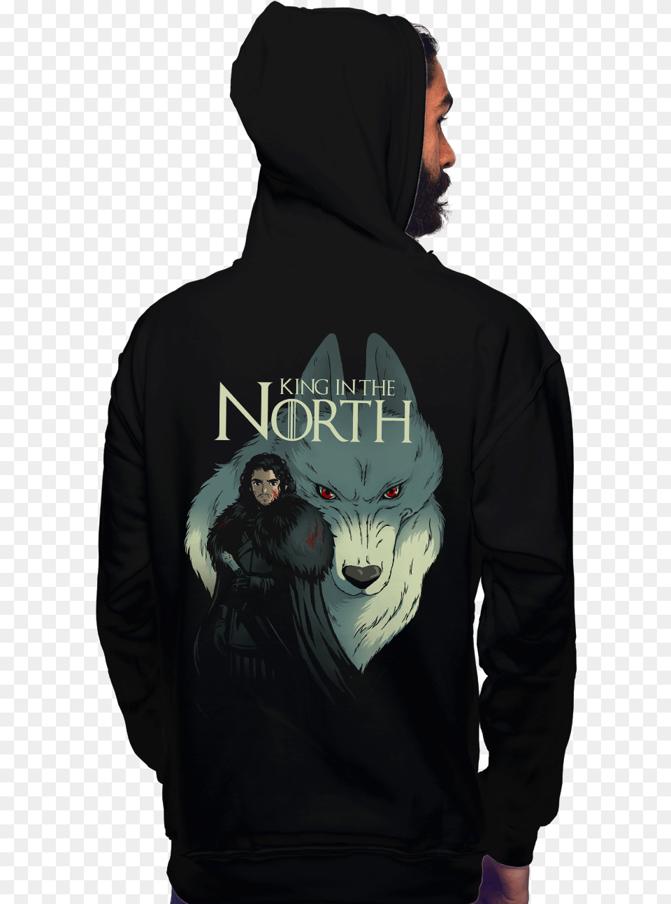 King In The North, Sweatshirt, Sweater, Knitwear, Hoodie Png