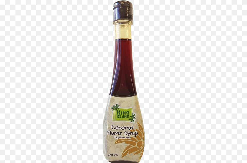 King Island 100 Percent Coconut Flower Nectar, Food, Seasoning, Syrup, Bottle Png