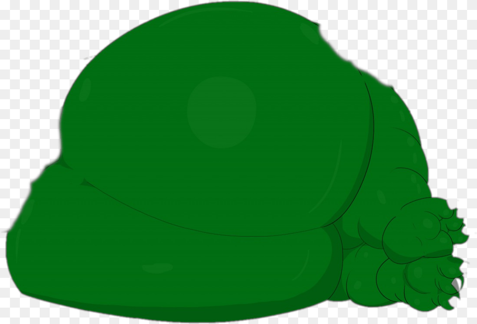 King K Rool Big Butt Sticker By Ian Blankenship Hard, Green, Animal, Clothing, Hardhat Free Png Download