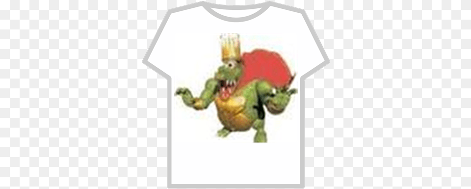 King K Rool Roblox Smash Bros Donkey Kong Jr, Clothing, T-shirt, Nature, Outdoors Png Image