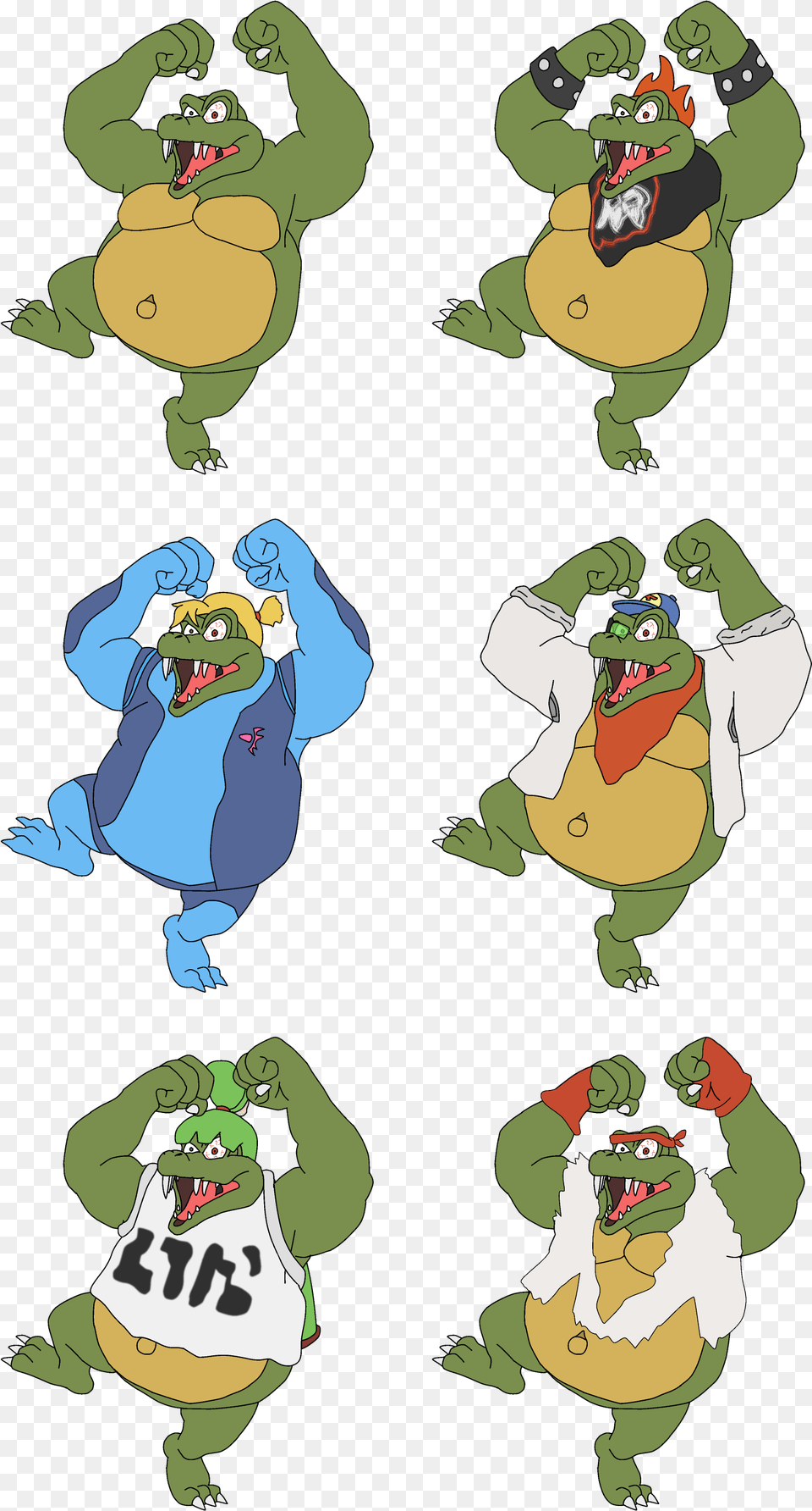 King K Rool Without Crown, Cartoon, Baby, Person, Face Png Image