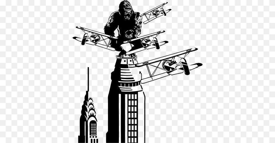 King Kong Cliparts King Kong Clipart, City, Silhouette, Adult, Art Free Png Download