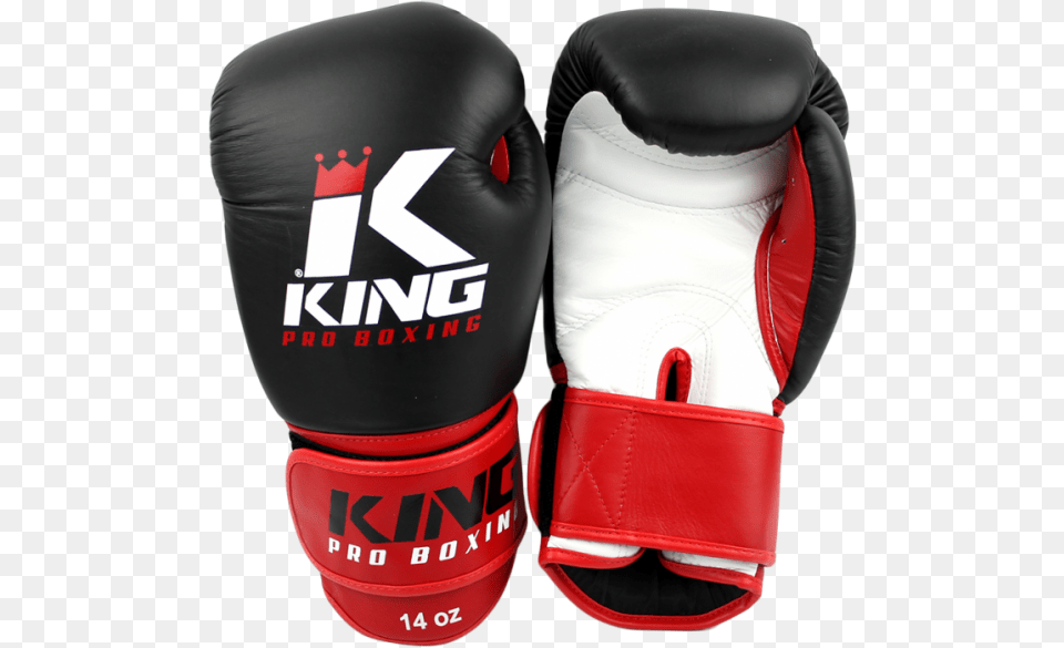 King Kpb 1 Boxing Gloves Pro Boxing Blackred Kpb 1zw King Pro Boxing Gloves, Clothing, Glove Png Image