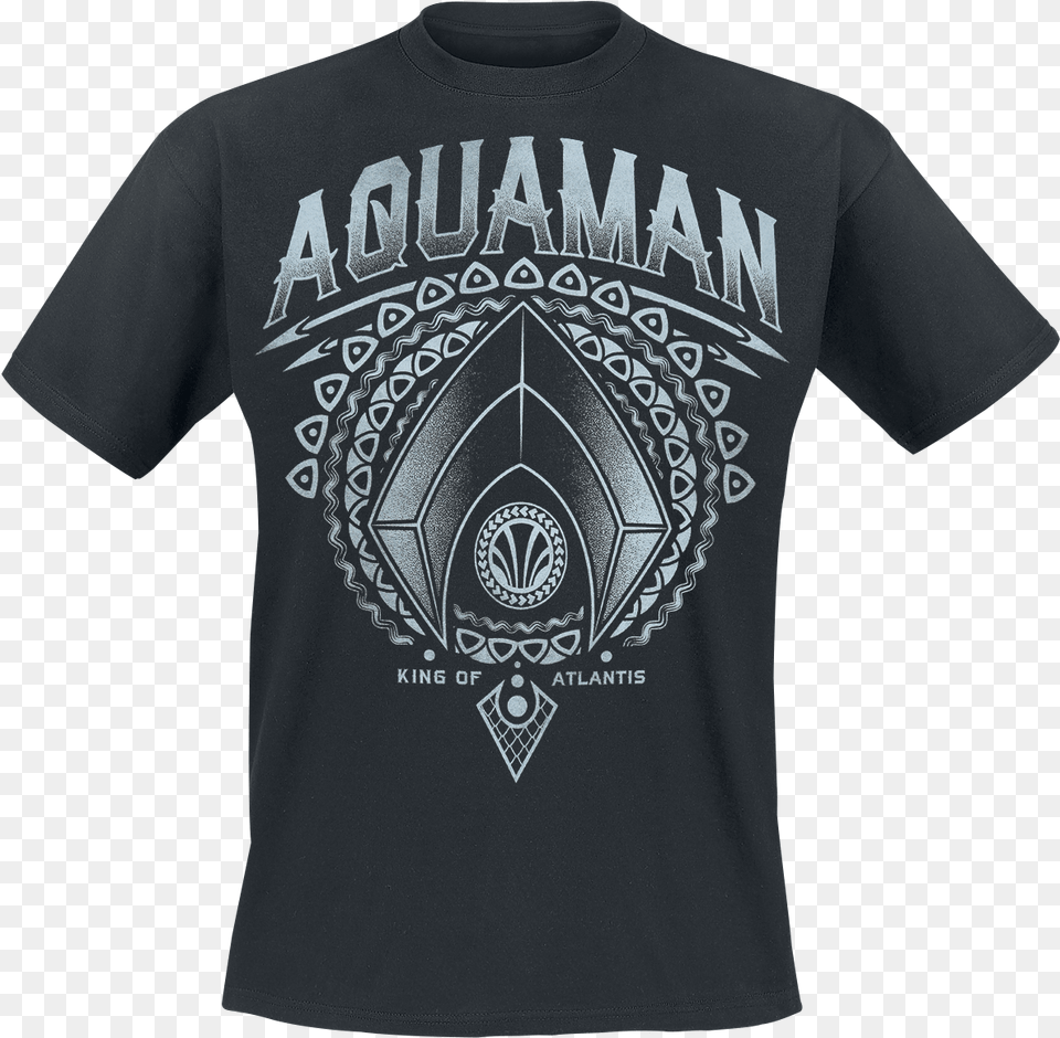 King Of Atlantis Black T Shirt Mqawcbk, Clothing, T-shirt Png
