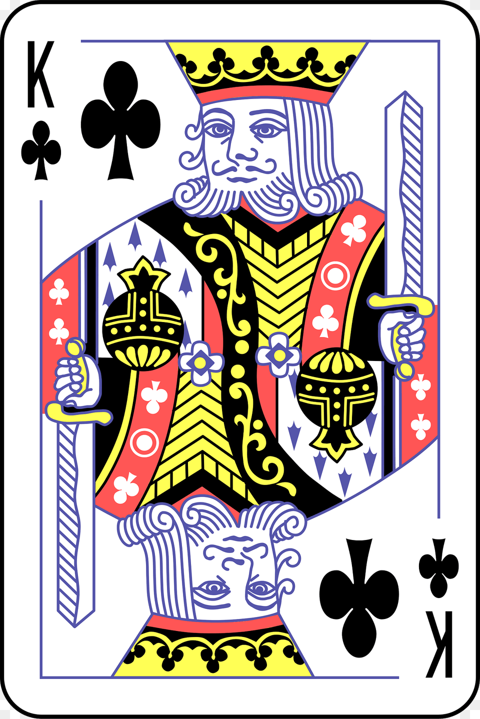 King Of Clubs Clipart, Face, Head, Person, Art Png