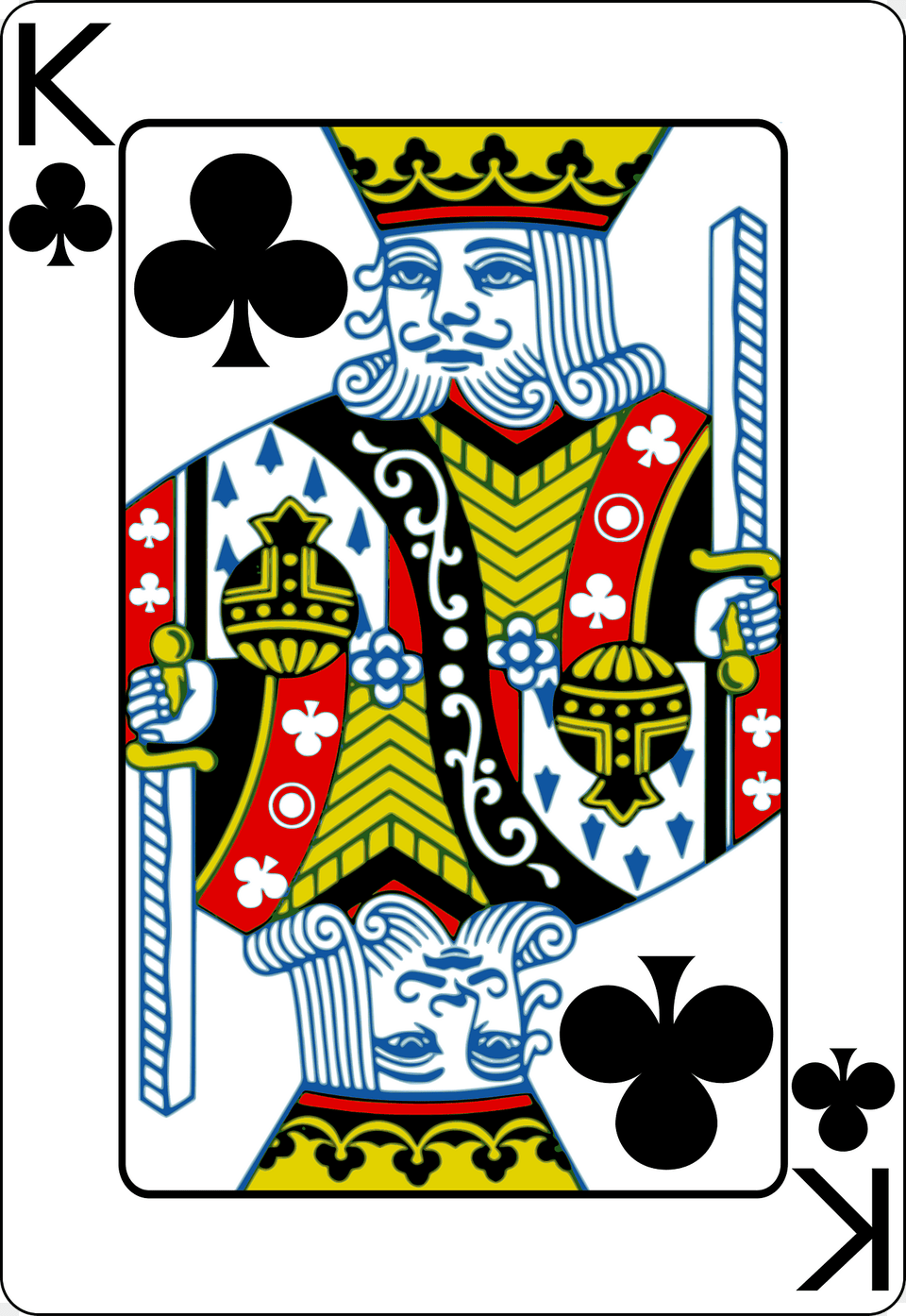 King Of Clubs Clipart, Face, Head, Person, Baby Png
