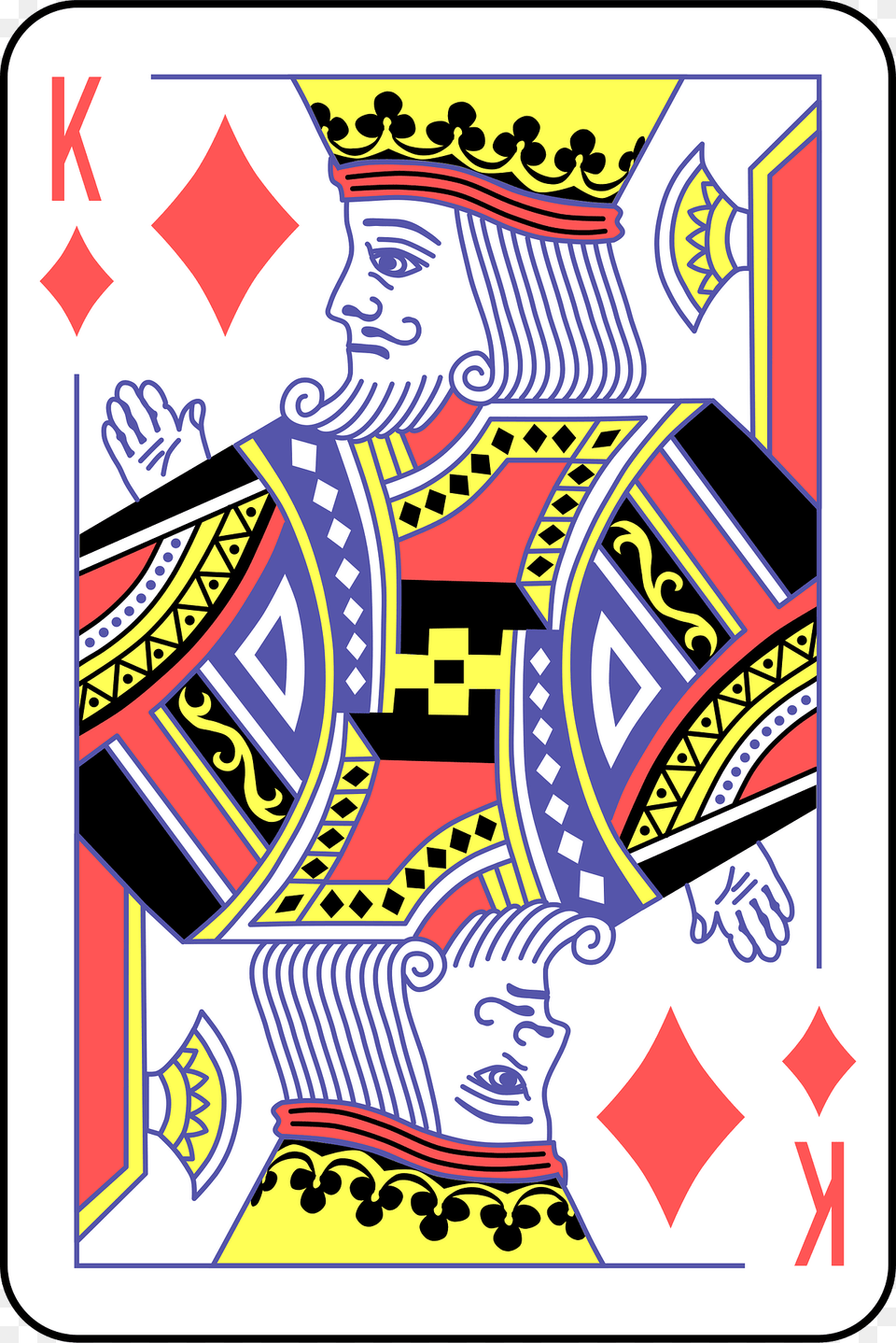 King Of Diamonds Clipart, Face, Head, Person Png