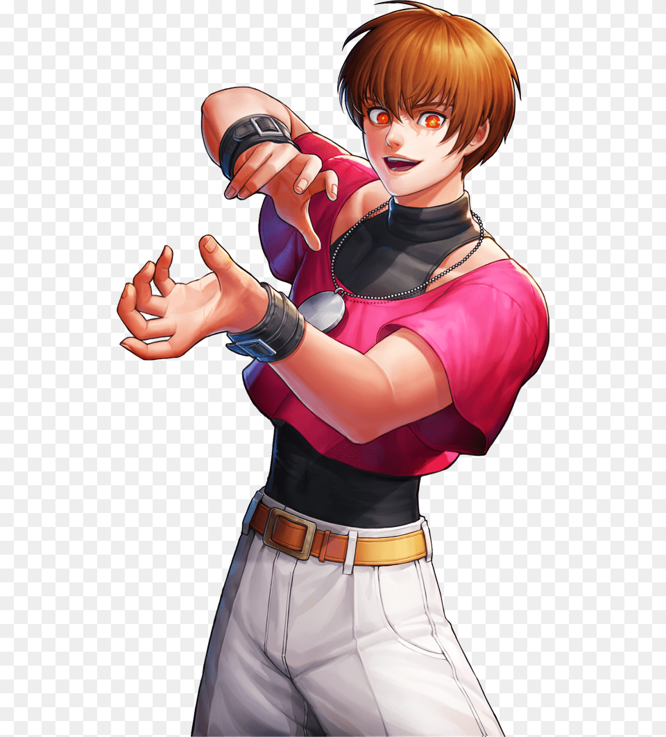 King Of Fighters Orochi Chris, Publication, Book, Comics, Adult Png
