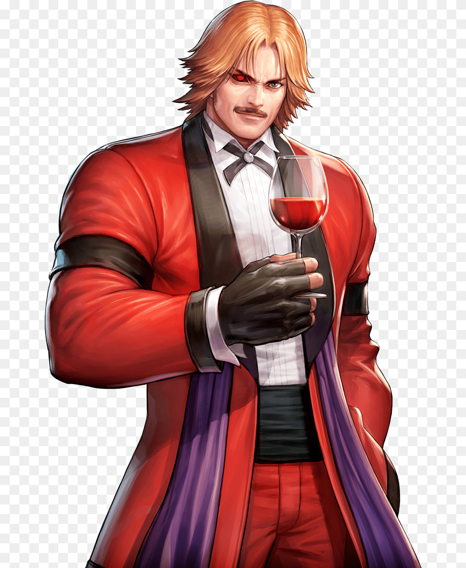 King Of Fighters Rugal Bernstein, Clothing, Coat, Man, Male Free Png