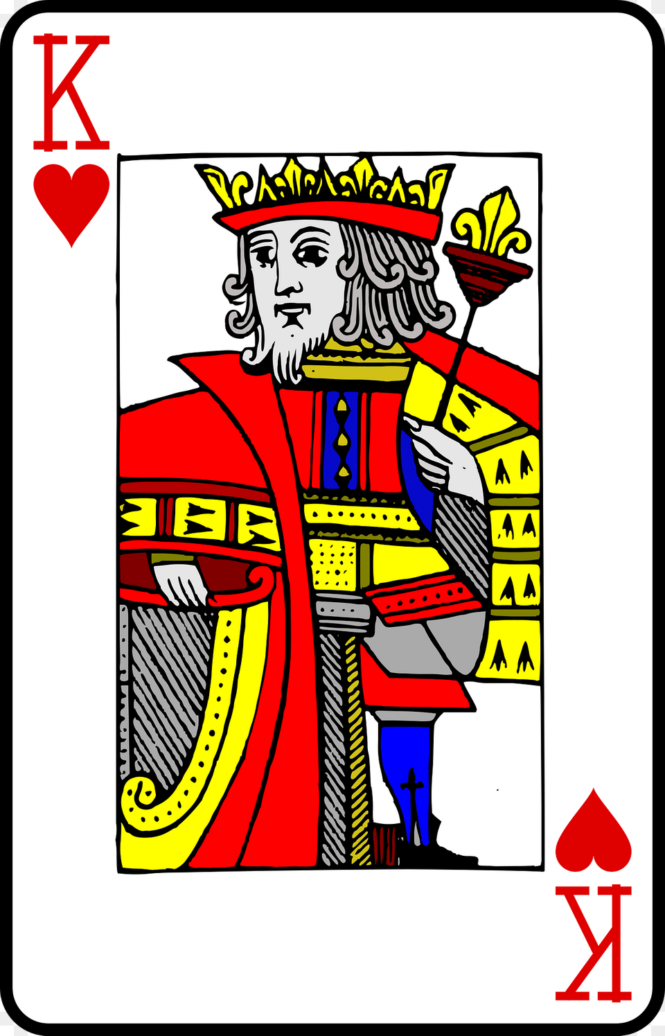 King Of Hearts Clipart, Person, Face, Head Free Transparent Png