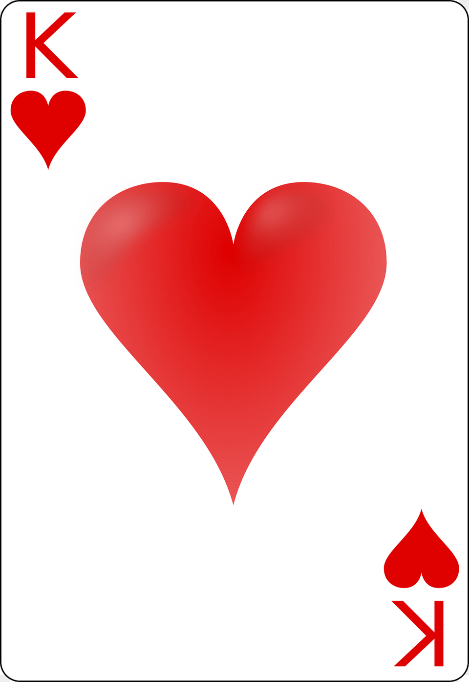 King Of Hearts Clipart, Heart Free Png