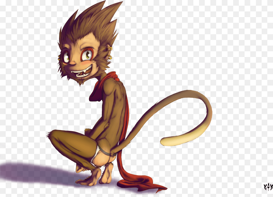 King Of My Banana Wukong Furry Free Png