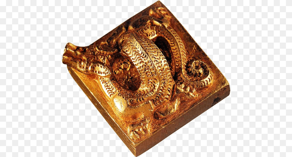 King Of Nanyue Imperial Seal Knob Carving, Treasure, Gold Free Png Download