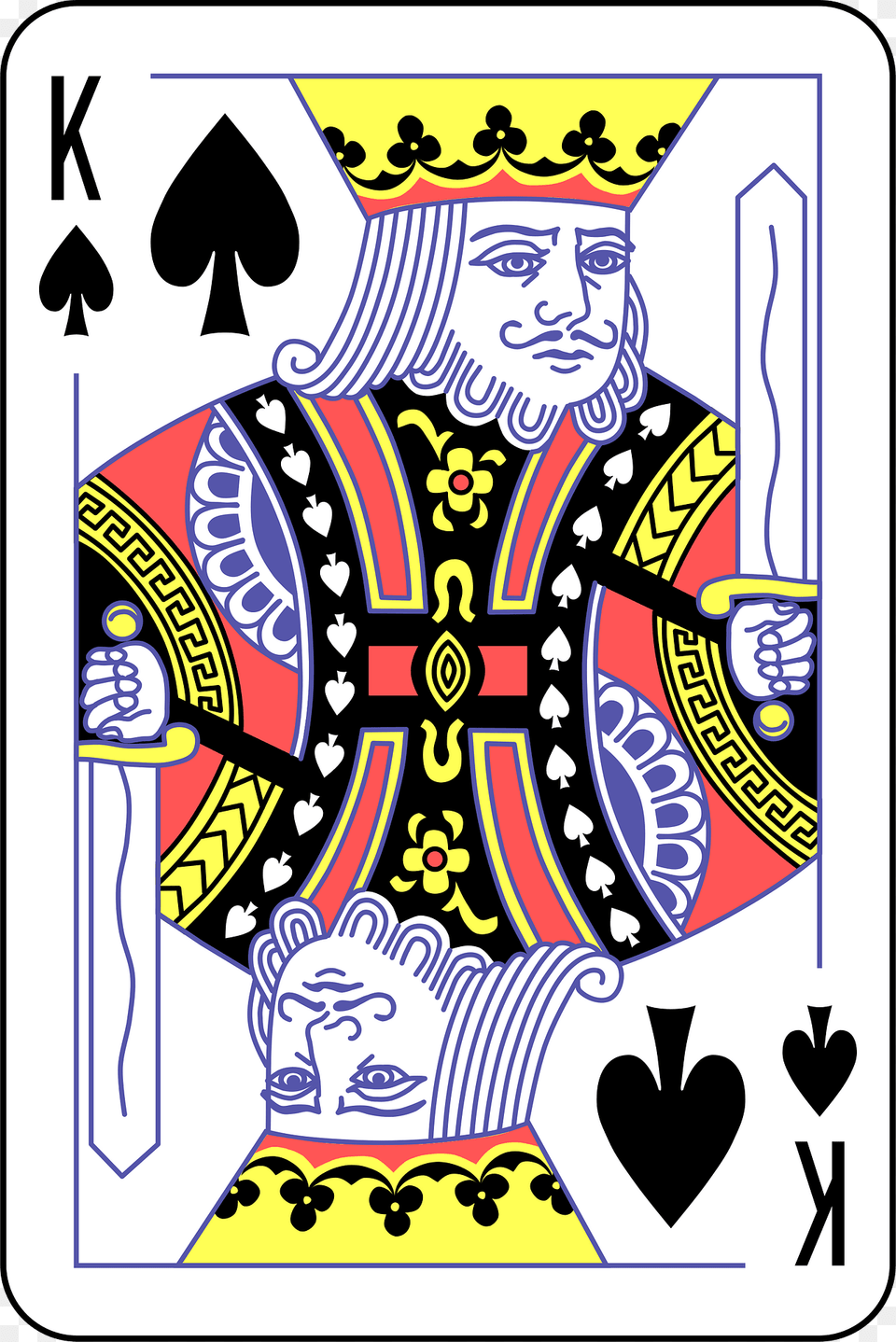 King Of Spades Clipart, Face, Head, Person, Baby Png Image