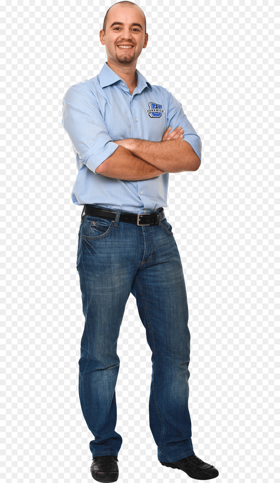 King Of The Fat Sandwiches, Standing, Person, Pants, Jeans Free Png Download