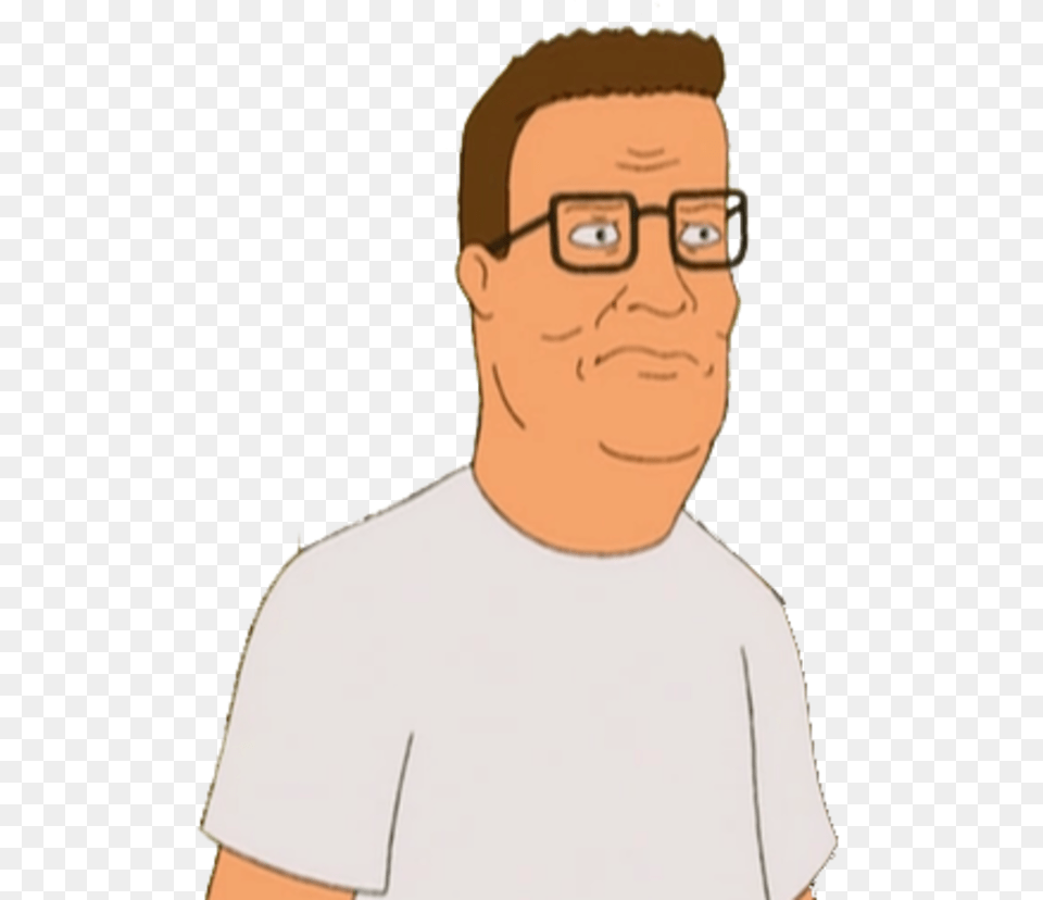 King Of The Hill Face Man Person Facial Expression Hank Hill Face Transparent, Accessories, Portrait, Photography, Male Png Image