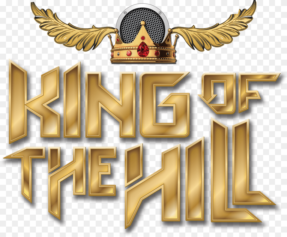 King Of The Hill Gold Crown Logo Scrapbooking, Emblem, Symbol, Text Free Transparent Png