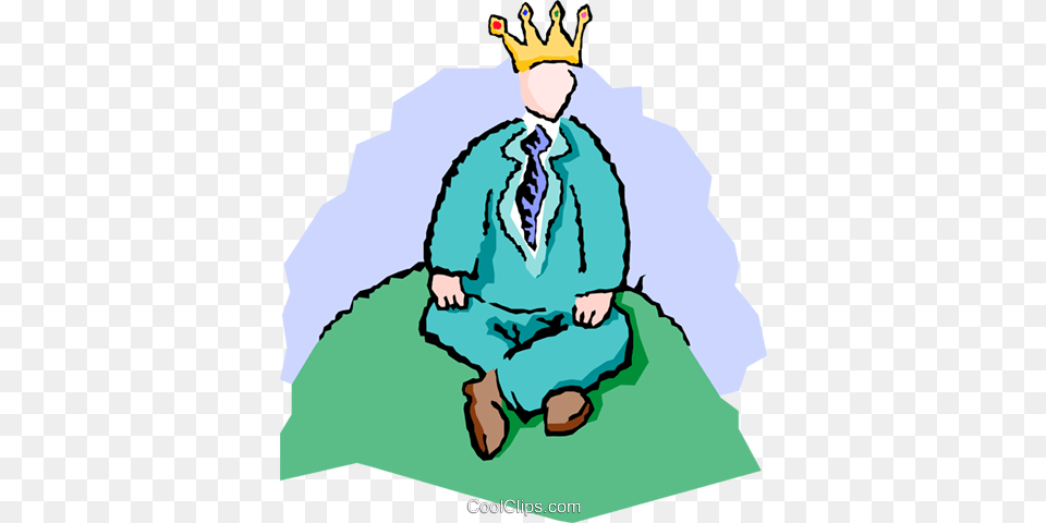 King Of The Hill Royalty Vector Clip Art Illustration, Formal Wear, Baby, Person, Clothing Free Transparent Png