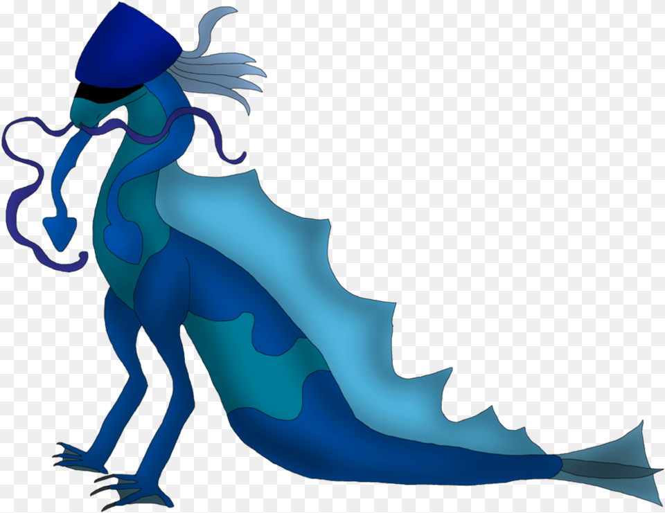 King Of Water Dragons By Fireember345 Illustration, Adult, Female, Person, Woman Free Png Download