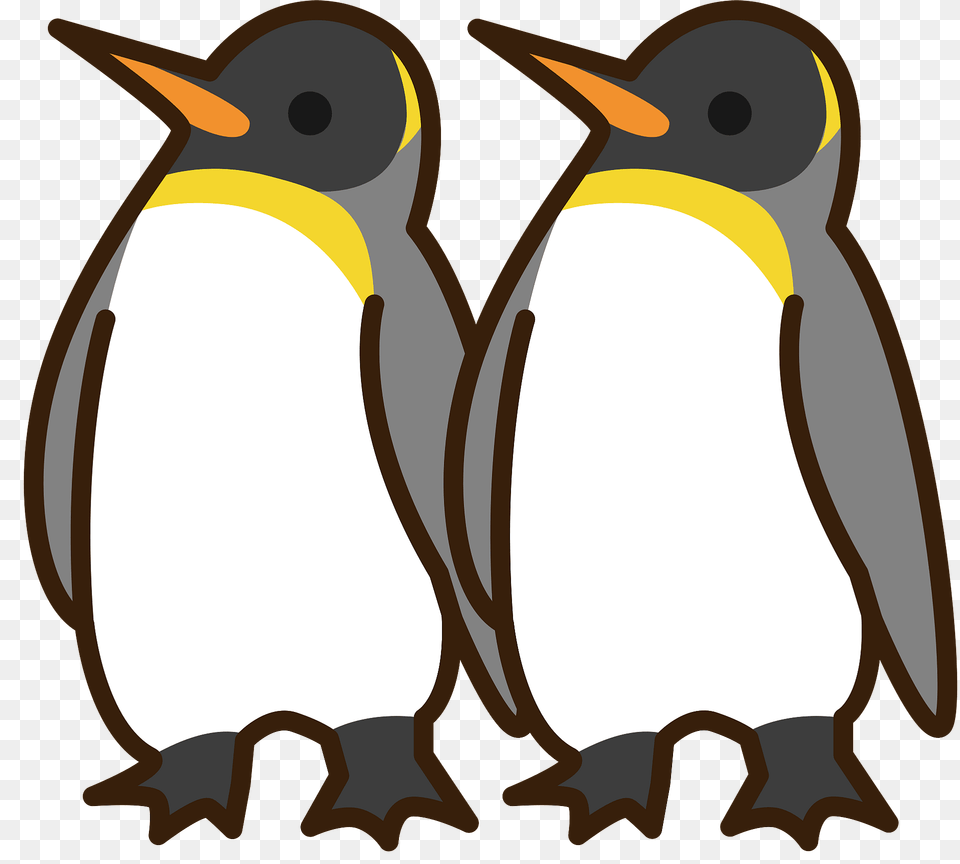 King Penguins Clipart, Animal, Bird, King Penguin, Penguin Png