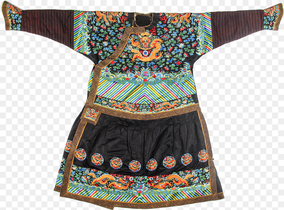 King Robe Chinese Silk Clothing, Blouse, Skirt Png Image