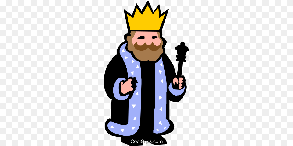 King Royalty Vector Clip Art Illustration, Person, People, Baby, Face Free Transparent Png