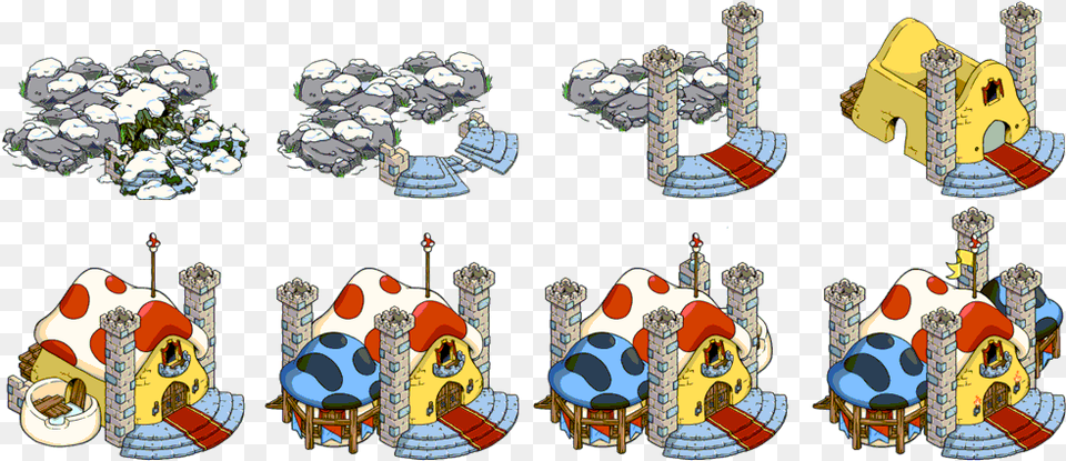 King Smurf By Peyo Smurfs Village Castle Level Free Png