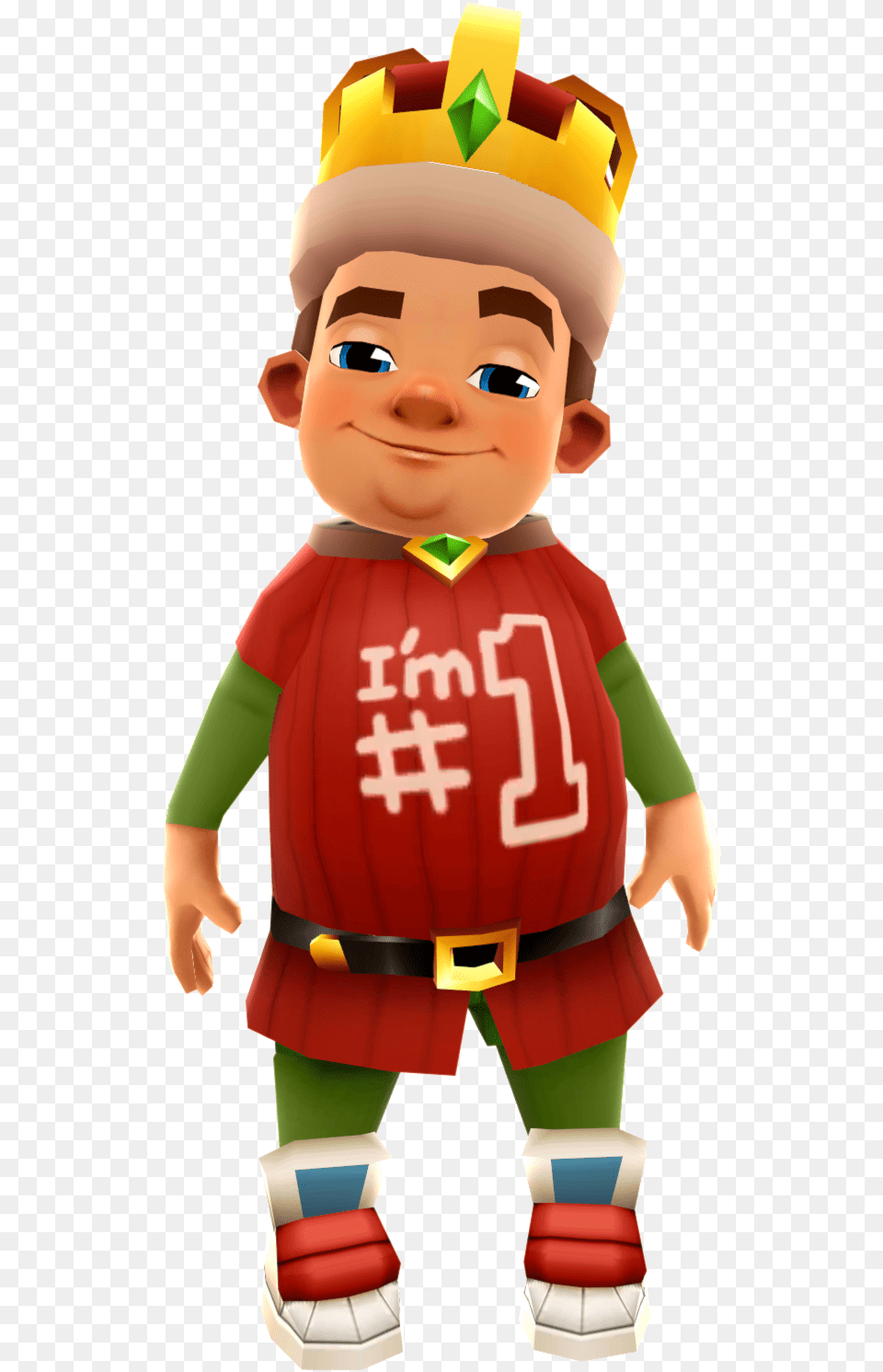King Subway Surfers King, Elf, Baby, Person, Face Png
