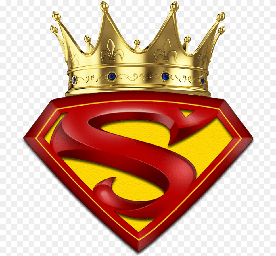 King Superman Logo United Planets Inside Pulse Crown, Accessories, Jewelry Free Png