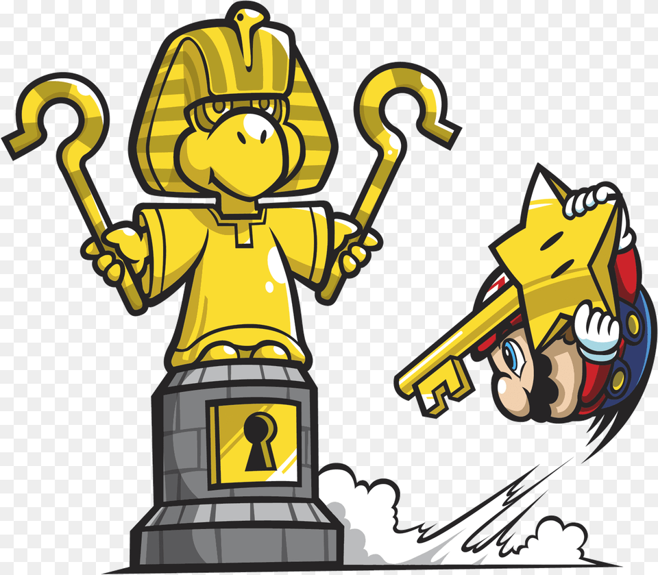 King Tut Mario, Book, Comics, Publication Free Png Download