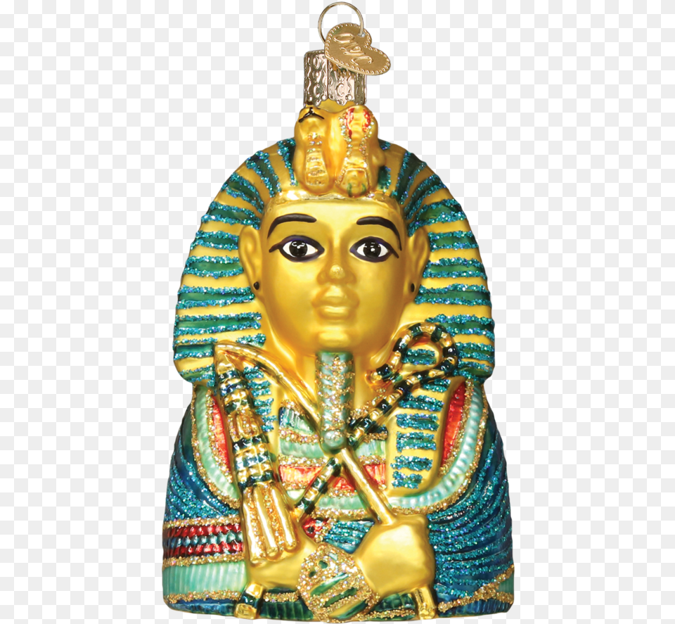 King Tut Ornament Old World Christmas On Its Ornamental Christmas Ornament, Adult, Wedding, Person, Woman Free Png