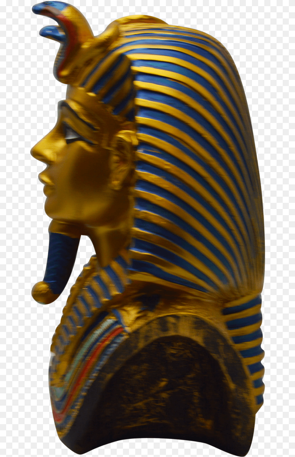 King Tut Statue Large Bronze Sculpture, Figurine, Person, Adult, Female Free Png Download