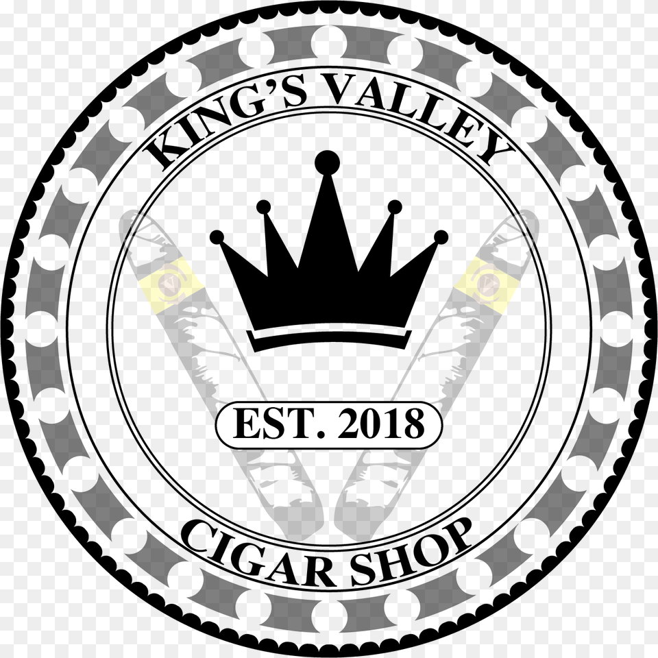 King Valley Cigar Shop Gym Barber, Emblem, Symbol, Logo Free Png Download