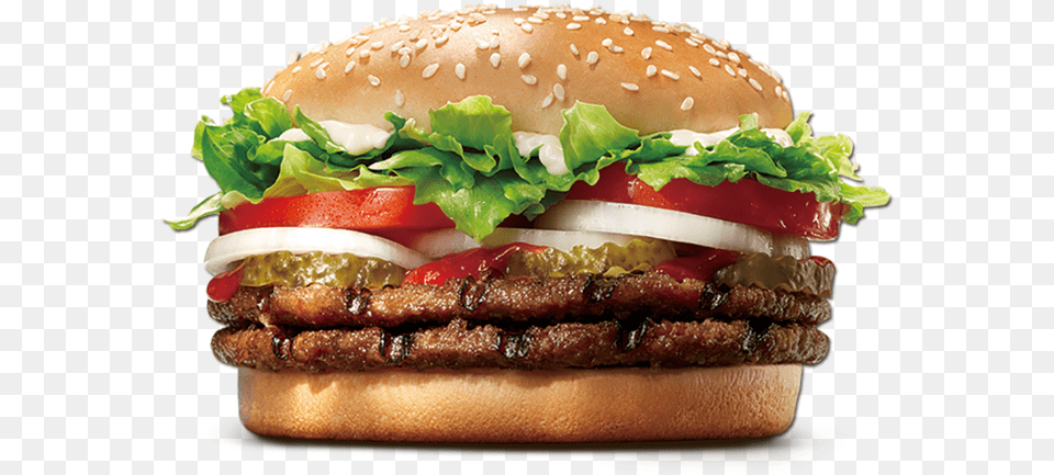 King Whopper Hamburger Burgers Food Cheeseburger Fast Food, Burger Free Png Download