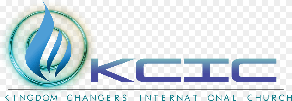 Kingdom Changers Church Logo Electric Blue, Green, Disk, Dvd Png Image