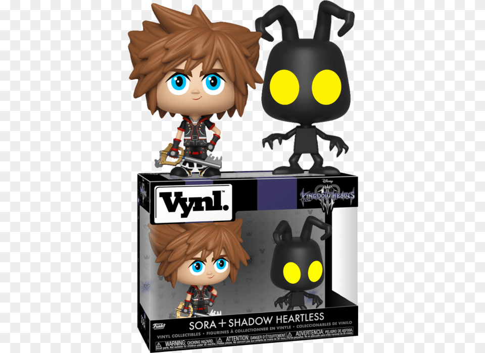 Kingdom Heart Funko 5 Star Sora Shadow Heartless Vinyl, Book, Comics, Publication, Baby Png Image