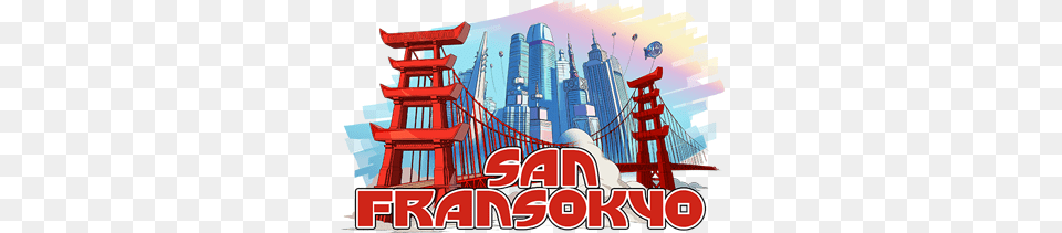Kingdom Hearts 3 Japanese Website Kingdom Hearts 3 San Fransokyo, City, Metropolis, Urban, Architecture Png