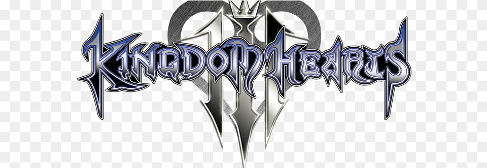 Kingdom Hearts 3 Lives Up To The Legacy Kingdom Hearts 3 Logo, Weapon, Sword, Cross, Symbol Png