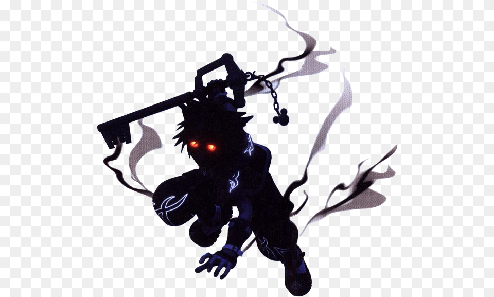 Kingdom Hearts 3 Rage Form, Silhouette, People, Person, Adult Png