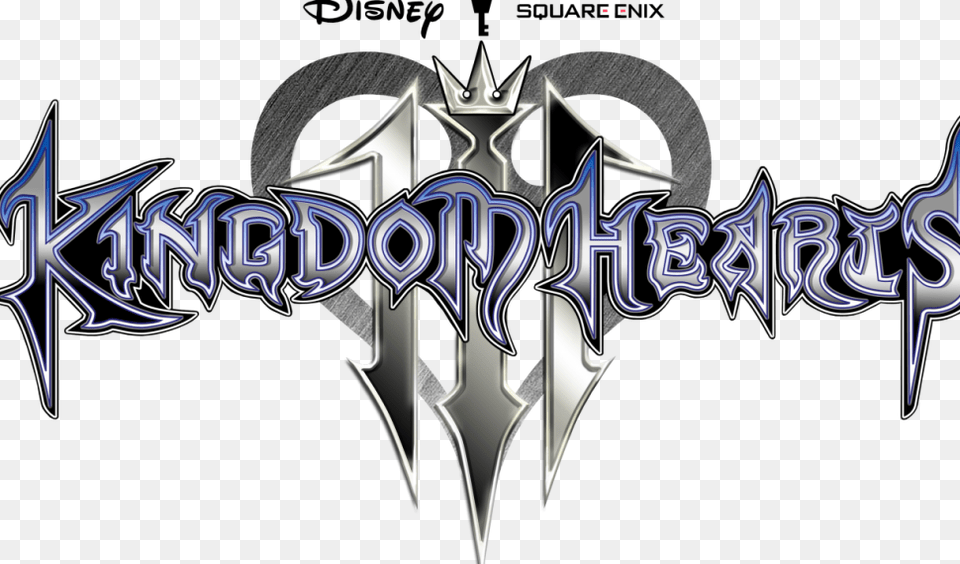 Kingdom Hearts 3 Title, Logo, Weapon Free Transparent Png