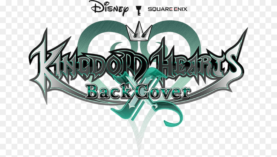 Kingdom Hearts Back Cover Kingdom Hearts Days, Emblem, Symbol, Logo, Weapon Png