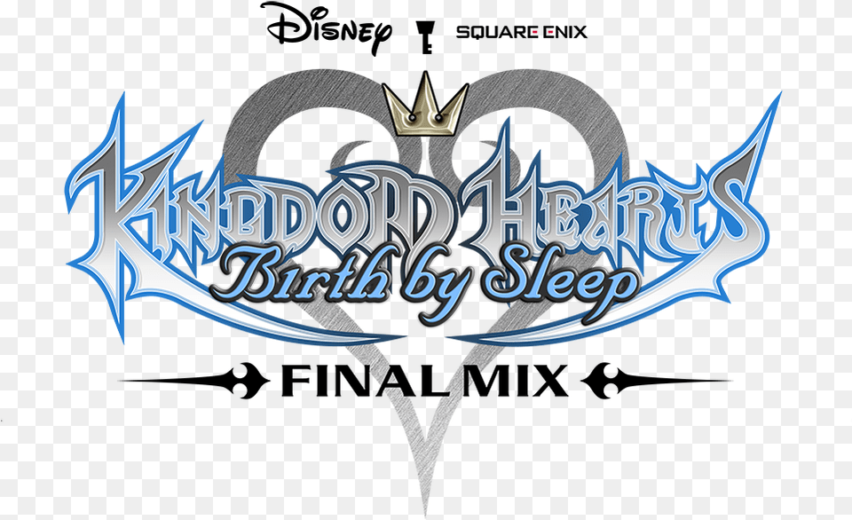Kingdom Hearts Birth By Sleep Final Mix Logo Kingdom Hearts Birth By Sleep Title, Symbol, Weapon Free Transparent Png