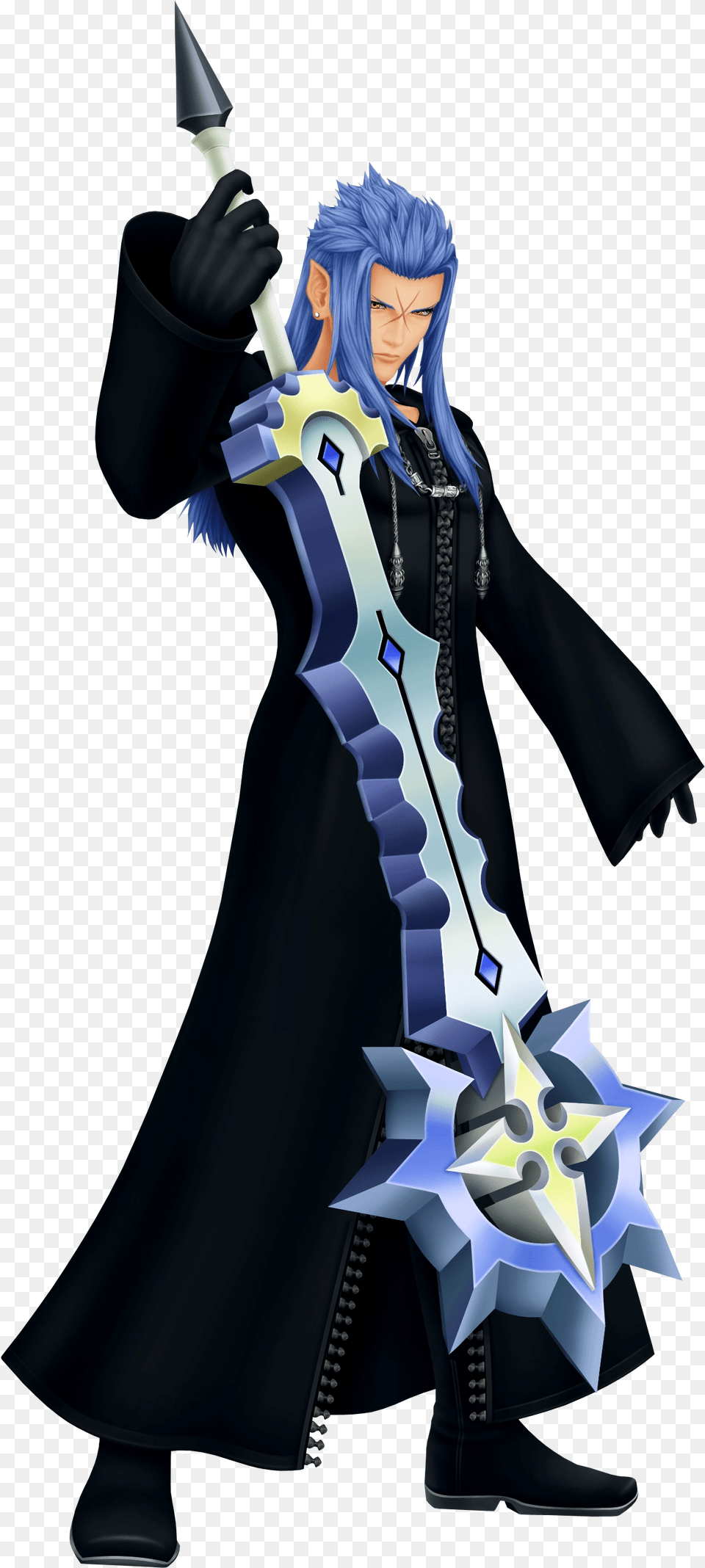 Kingdom Hearts Characters Saix Kingdom Hearts, Weapon, Sword, Adult, Wedding Png Image