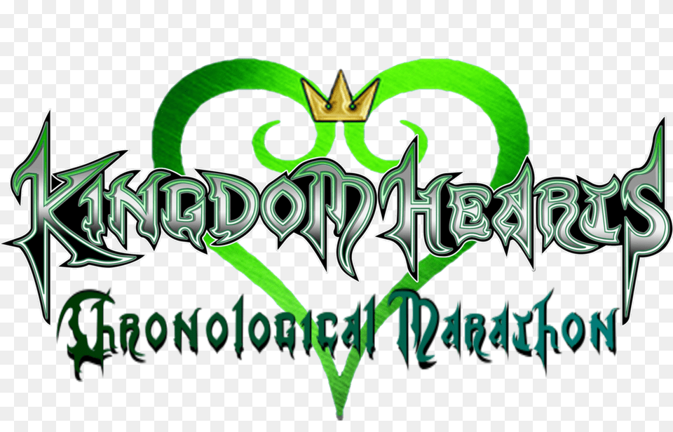 Kingdom Hearts Chronological Marathon Logo, Green, Dynamite, Weapon Free Png Download