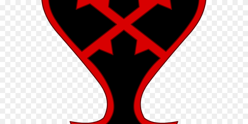 Kingdom Hearts Clipart Dark Heart Heartless Symbol, Emblem Free Transparent Png