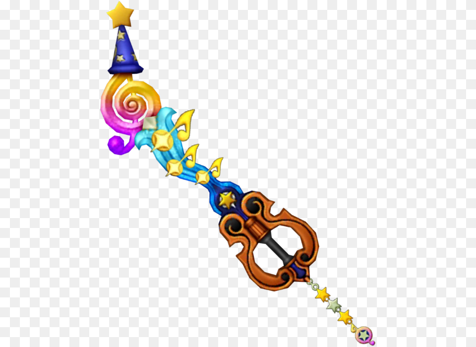 Kingdom Hearts Clipart Keyblade Symphony Of Sorcery Keyblade, Sword, Weapon, Accessories, Jewelry Free Png Download