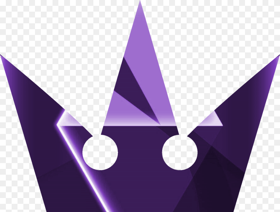 Kingdom Hearts Crown, Lighting, Purple, Triangle Png Image